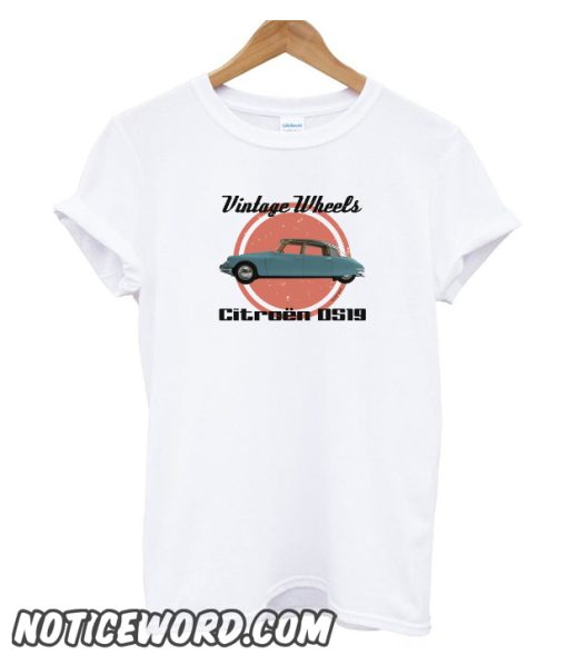 Vintage Wheels - Citroën DS19 smooth T-SHIRT