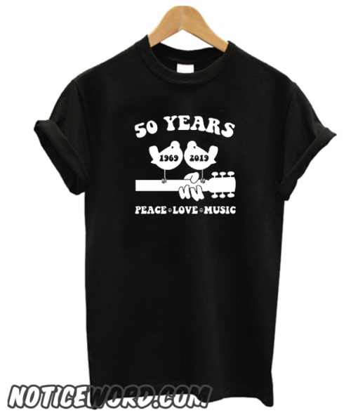 Woodstock 50 years smooth t-shirt