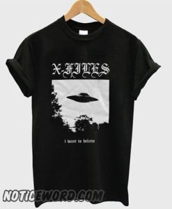 X-Files I want to believe smooth t-shirt