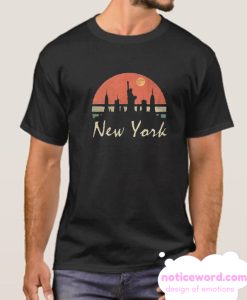 new york retro vintage smooth tshirt