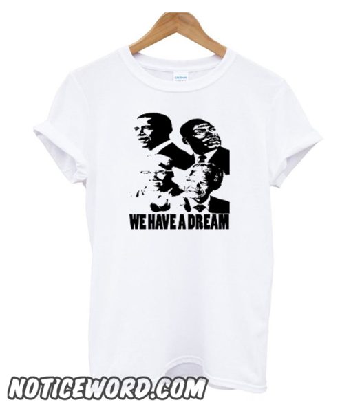 we have a dream high quality White cotton t shirt for women smooth t-shirt