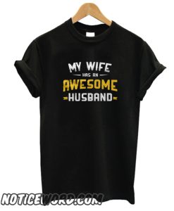 A Cool Tee For An Awesome Husband smooth t-shirt