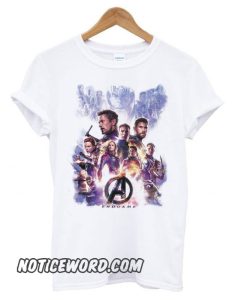 AVENGERS ENDGAME NEW White smooth T shirt