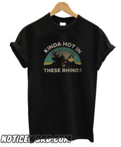 Ace Ventura kinda hot in these rhinos retro smooth T-shirt