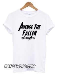 Avenge The Fallen Endgame White smooth T shirt