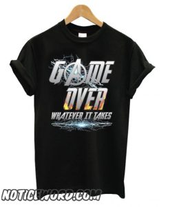 Avengers Endgame Inspired and DC Comics On Game Over smooth T shirt