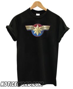 CAPTAIN MARVEL CHEST EMBLEM smooth T SHIRT