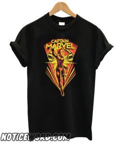 CAPTAIN MARVEL FLYING smooth TSHIRT