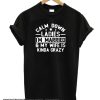 Calm down Ladies I'm Married smooth T Shirt