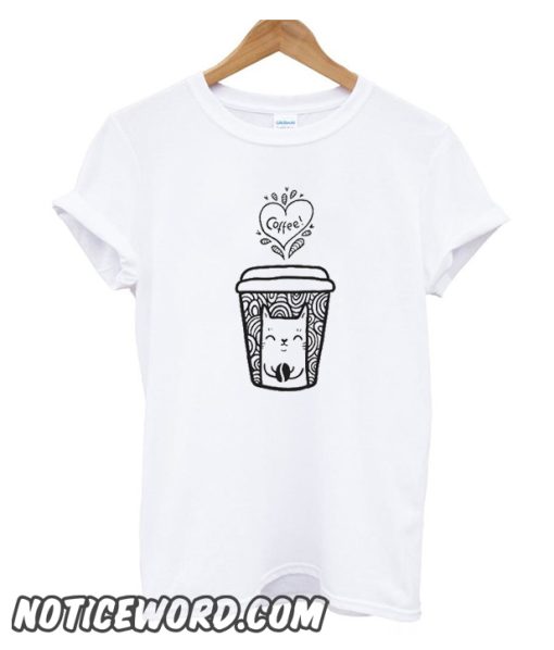 Coffee cat smooth T Shirt