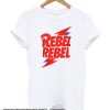 DAVID BOWIE REBEL REBEL smooth T SHIRT