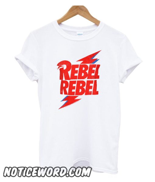 DAVID BOWIE REBEL REBEL smooth T SHIRT