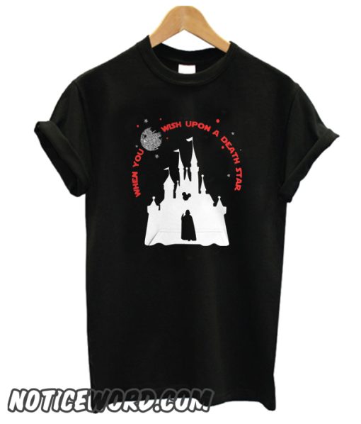 Darth Vader Mickey When You Wish Upon A Death Star smooth T-shirt