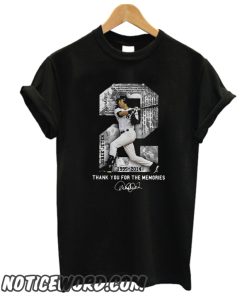 Derek Jeter MLB 1995 2014 Thank For The Memories smooth T-shirt