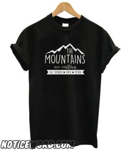 Disney The Mountains Are Calling - Space Mountain smooth T-Shirt