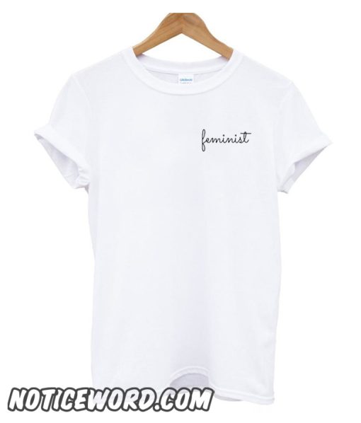 Feminist pocket smooth T-shirt