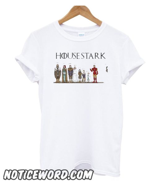 House Stark Game Of Thrones Funny Parody Iron Man Tony Stark smooth T Shirt