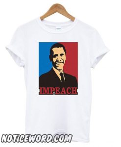 Impeach Obama White smooth T shirt