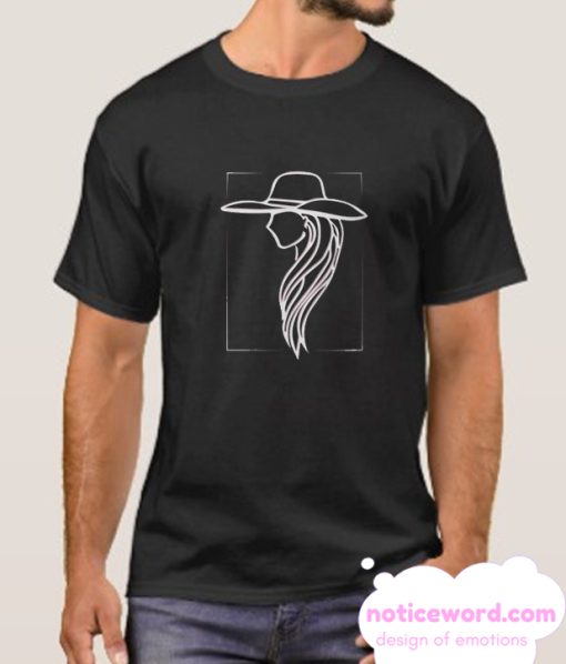 Lady Gaga Pink Hat illustration smooth T shirt