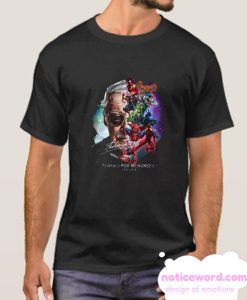 Marvel Avengers Endgame Thank You Stan Lee For The Memories Excelsior Heroes Superheroes smooth T shirt