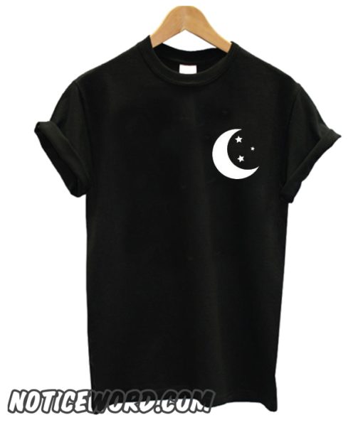 Moon and Stars Pocket smooth T Shirt