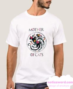 Mother of Cats Flower smooth T-shirt