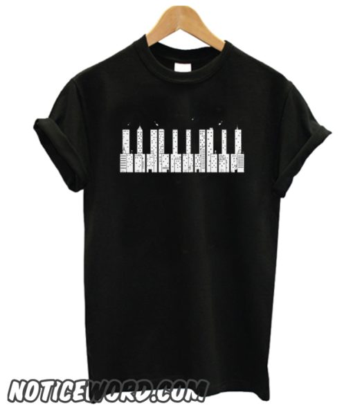 Piano Skyline smooth T Shirt