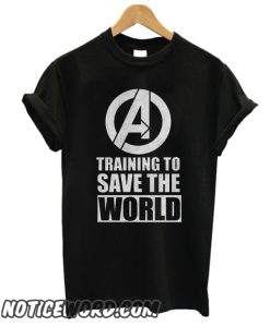 Training to Save World smooth T Shirt