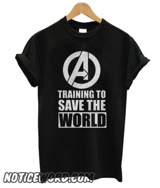 Training to Save World smooth T Shirt