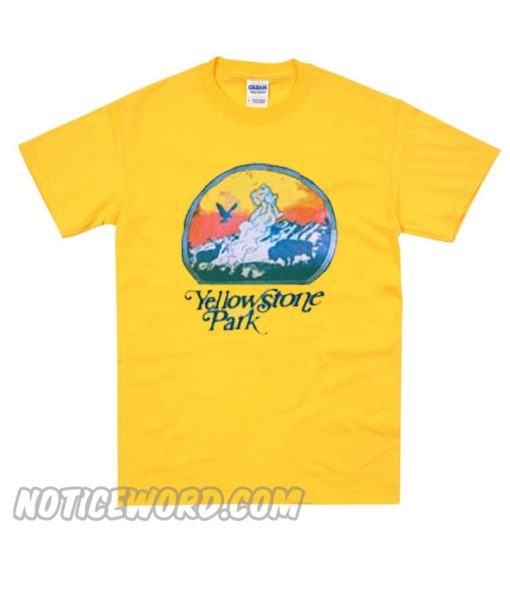 Vintage Yellow Stone Park smooth T Shirt