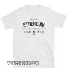 Vitalik Ethereum Original smooth T shirt