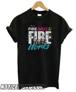 4th of July Fireballs and fireworks smooth T Shirt