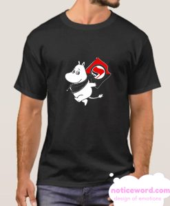 Antifa Moomin Anti-Fascist smooth T-Shirt