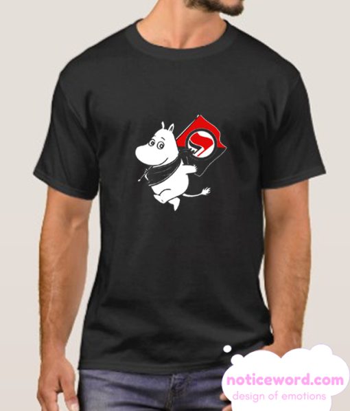 Antifa Moomin Anti-Fascist smooth T-Shirt