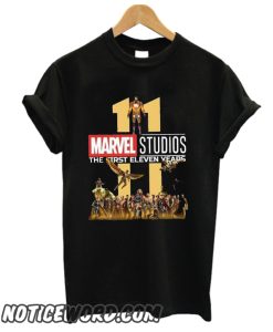 Avengers movies First 11 years of Marvel Studios smooth T Shirt