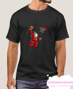 Basketball Santa Christmas Hat Ball smooth T-Shirt