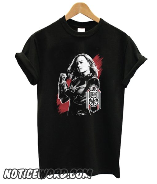 Captain Marvel Badge smooth T SHirt