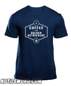 Coffee and Golden Retrievers smooth T Shirt