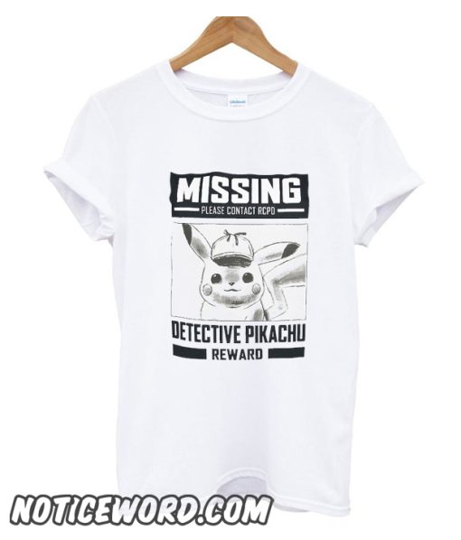 Detective Pikachu Missing smooth T Shirt