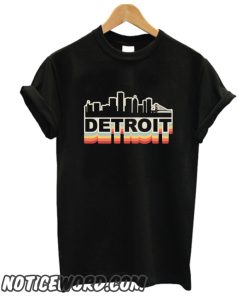 Detroit Skyline Vintage Retro smooth T-Shirt