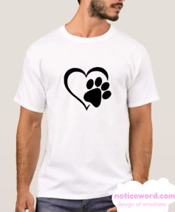 Dog Foot Print smooth T Shirt