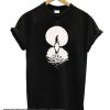 Full Moon Black smooth T Shirt