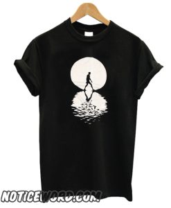 Full Moon Black smooth T Shirt