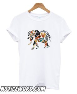 Geometric Elephant smooth T Shirt