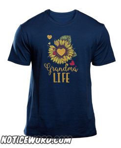 Grandma life sunflower smooth shirt