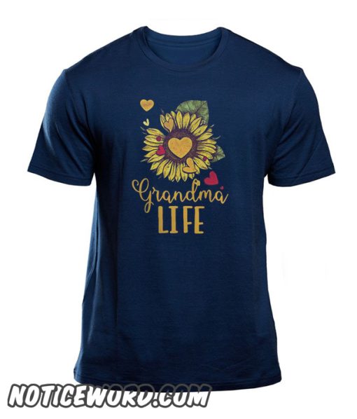 Grandma life sunflower smooth shirt