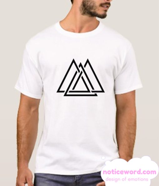 Triangle Maze Shapes smooth T Shirt