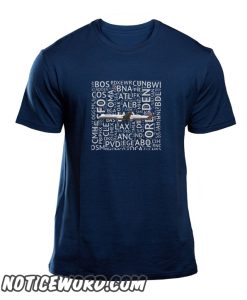 United 757 with Airport Codes smooth T Shirt