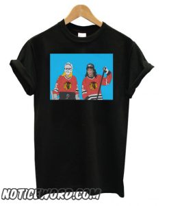 Wayne & Garth Street Hockey Graphic smooth T shirt