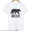 beer bear smooth t shirt